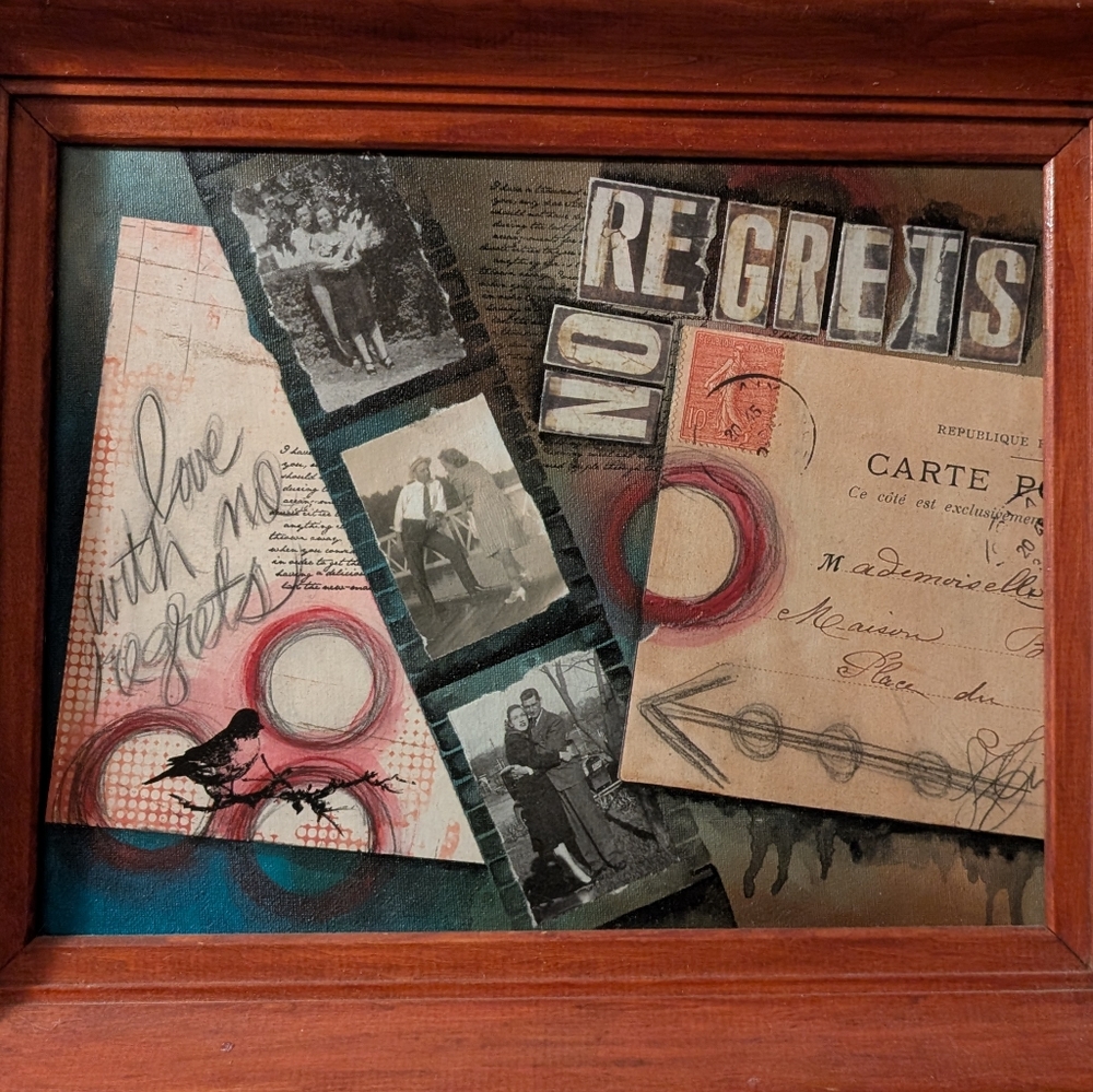 Beautiful original mixed media painting